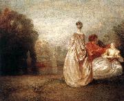 WATTEAU, Antoine Two Cousins china oil painting artist